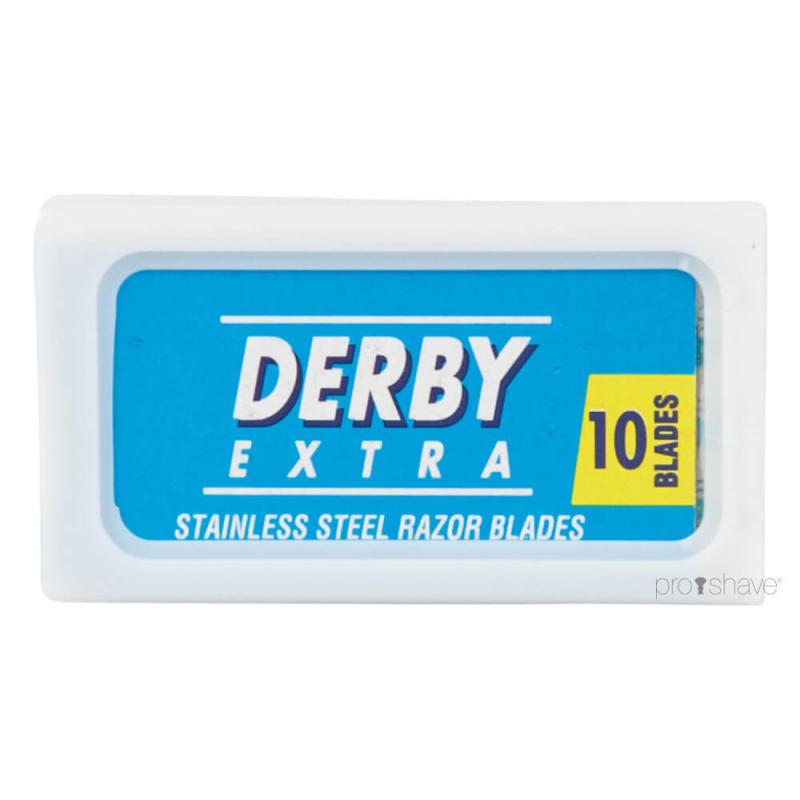 Derby Extra Blu Barberblade - 10 stk til skarpe priser!