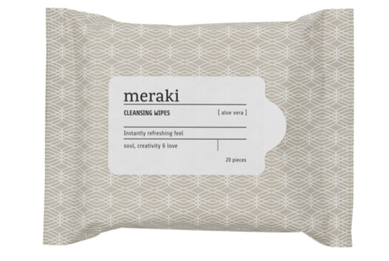 Meraki Opfriskende Renseservietter med Aloe Vera - 20 Stk
