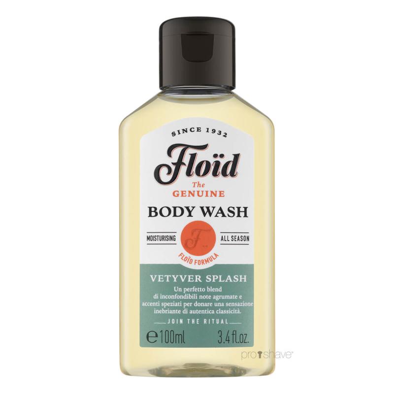 Floïd Vetyver Splash Kropsvask 100 Ml - Lækker Pleje