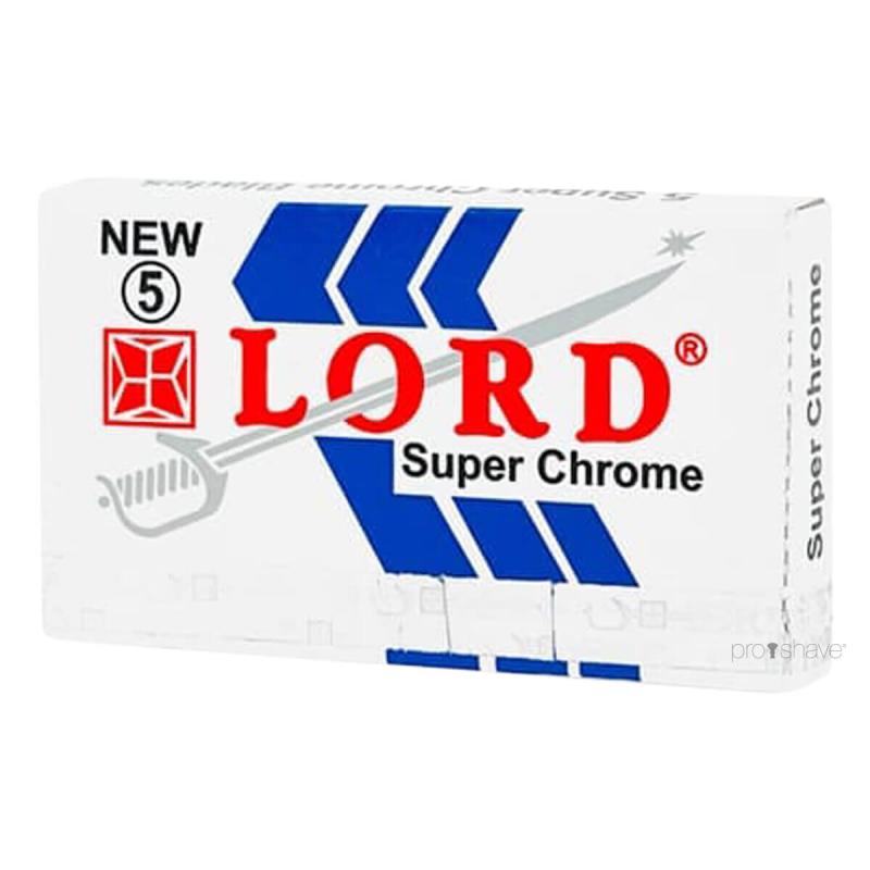 Lord Super Chrome Barberblade 2x5 Stk - Tilbud!