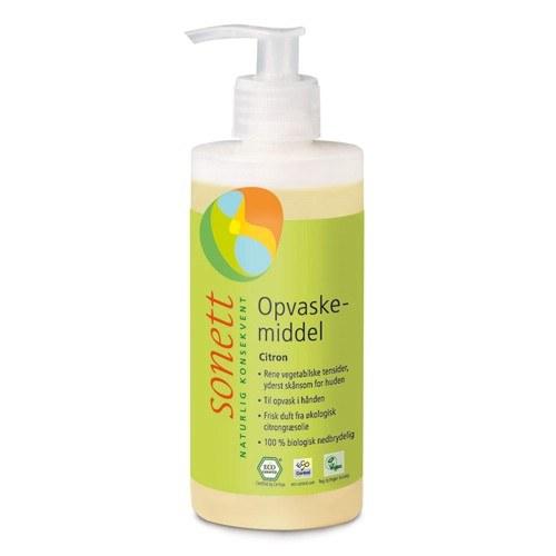 Sonett Citron Opvaskemiddel - Drøjt og Hudvenligt 120 ml