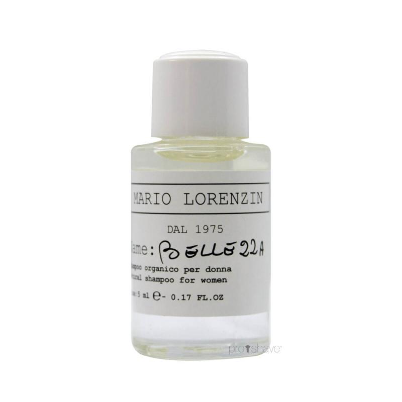 Mario Lorenzin 1975 Naturlig Shampoo Prøve 5 Ml til Kvinder