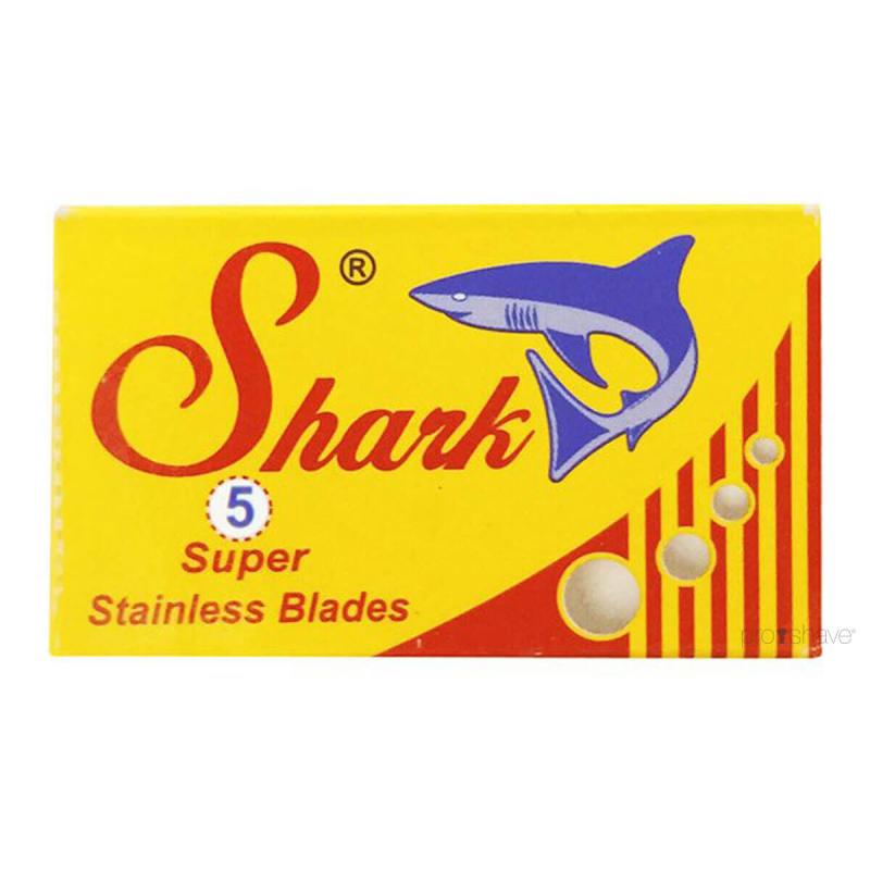 Shark Super Stainless DE Barberblade - 10 stk. Tilbud!