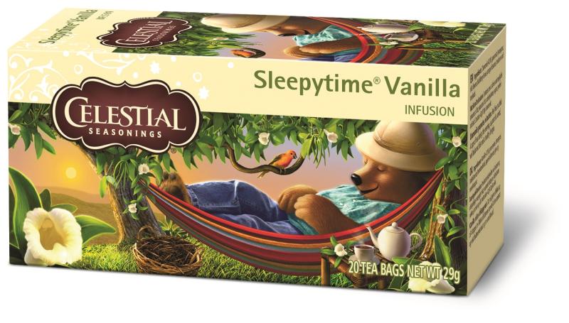Koffeinfri Sleepytime Vaniljete til afslapning