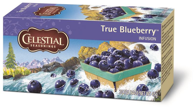 Celestial Seasonings True Blueberry Te - Intens Bærsmag
