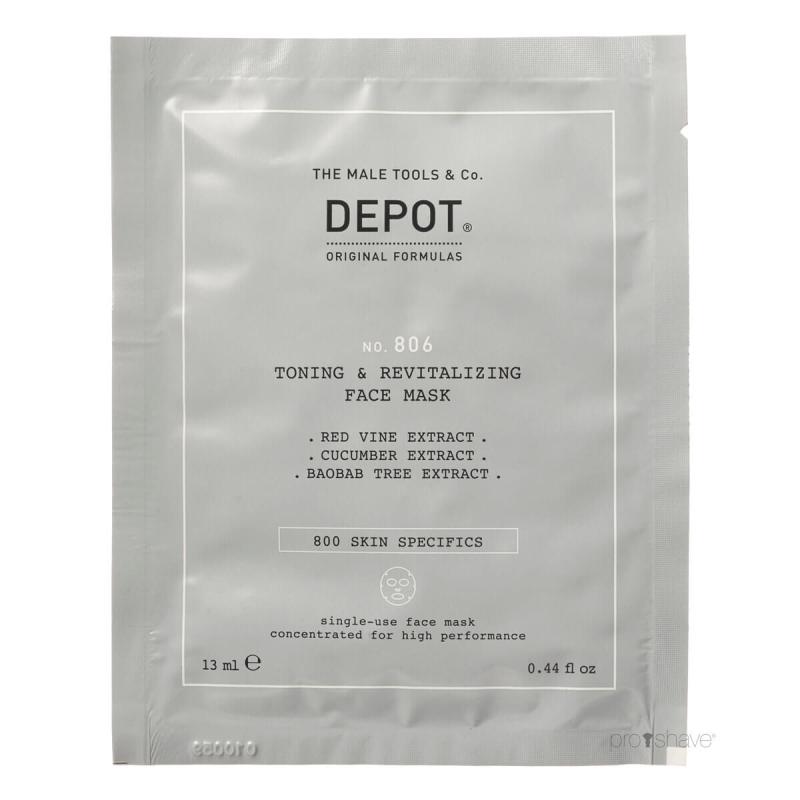 Depot Opstrammende Ansigtsmaske No 806 - Revitaliserende Pleje