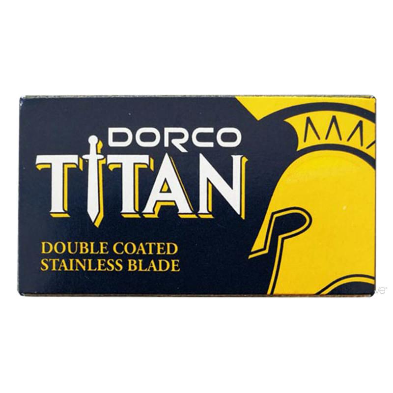 Dorco Titan DE-Barberblade - 10 stk til klassisk barbering
