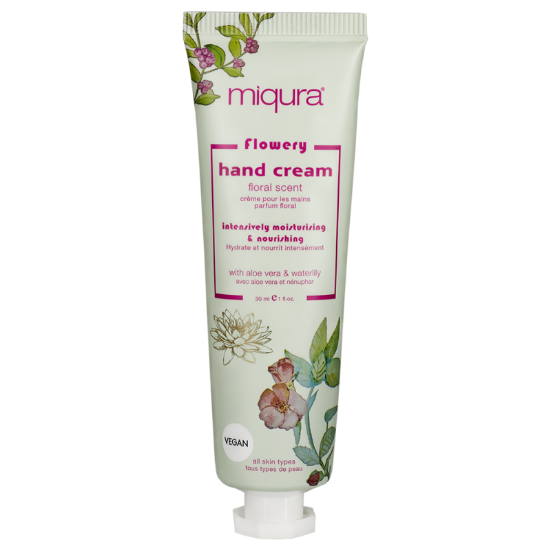 Miqura Flowery Håndcreme - Intensiv Fugt og Næring