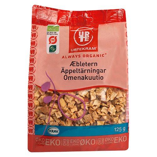 Æbletern fra Urtekram - Sund snack med kostfibre