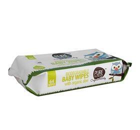 Bionedbrydelige Baby Vådservietter med Aloe Vera 64 stk.