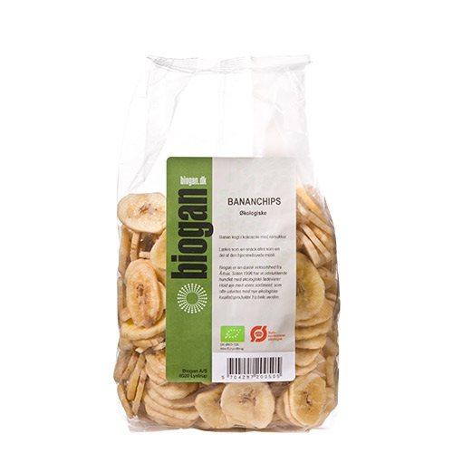 Bananchips fra Biogan - Lækre snacks til hjemmelavet müsli