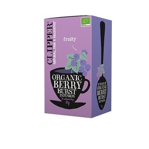 Økologisk Berry Burst Te fra Clipper - 20 Breve