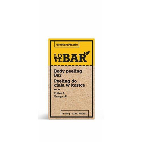 Kærlig Krops Peeling Bar med Kaffe & Appelsinolie - 60 g