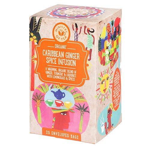 Ministry Of Tea Karibisk Ingefær Krydderi Te - 20 breve