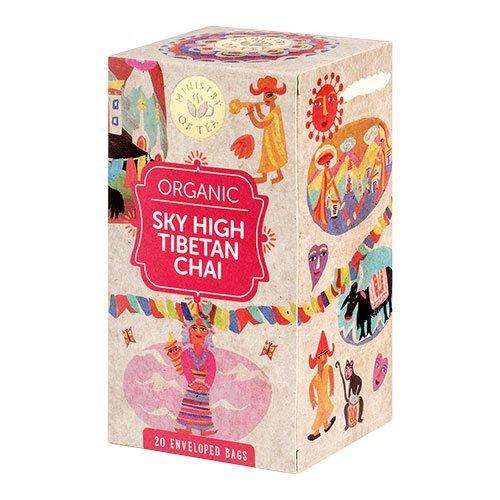 Økologisk Chai Sky High Tibetan Te - 20 breve