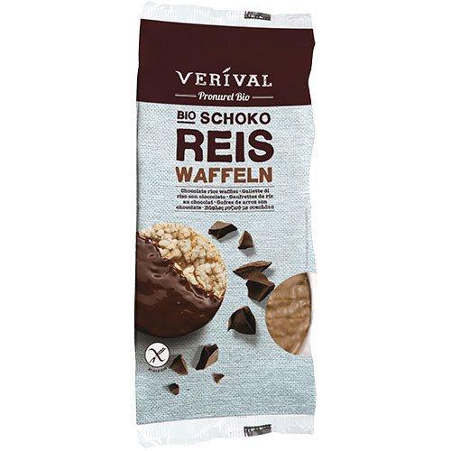 Verival Økologiske Choko Risvafler 100g - Lækre og Sprøde