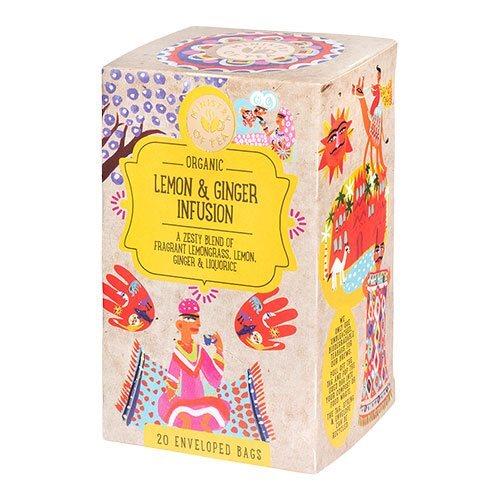 Økologisk Citron & Ingefær Te fra Ministry Of Tea - 20 breve