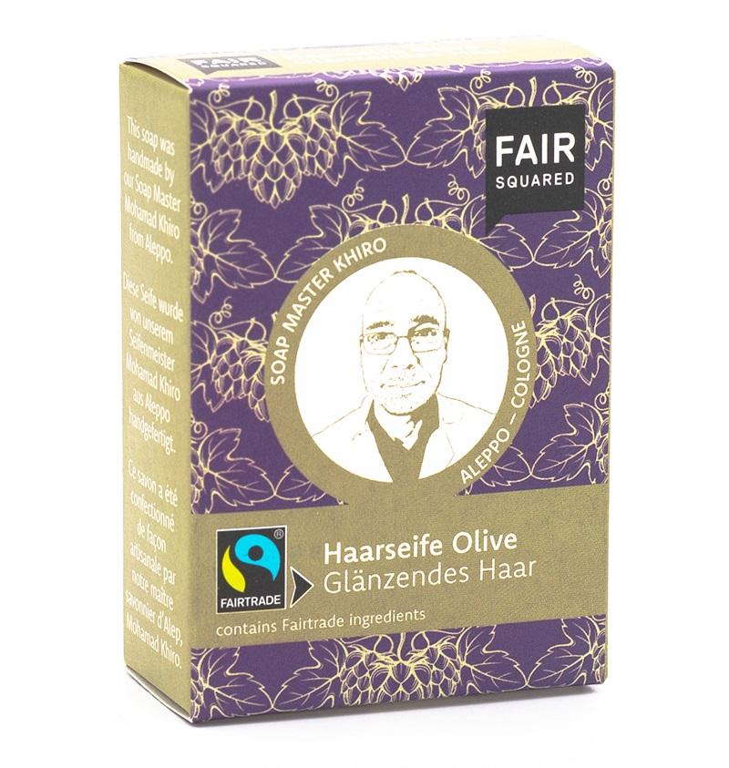 Fair Squared Økologisk Oliven Shampoobar til Normalt Hår