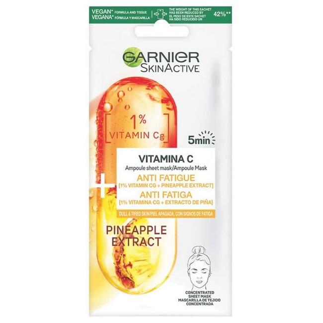 Garnier Skinactive Ampoule Sheet Mask med Vitamin C - 1 stk.