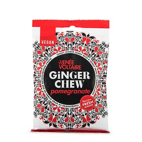 Ingefær Chews med Granatæble - René Voltaire 120 Gram