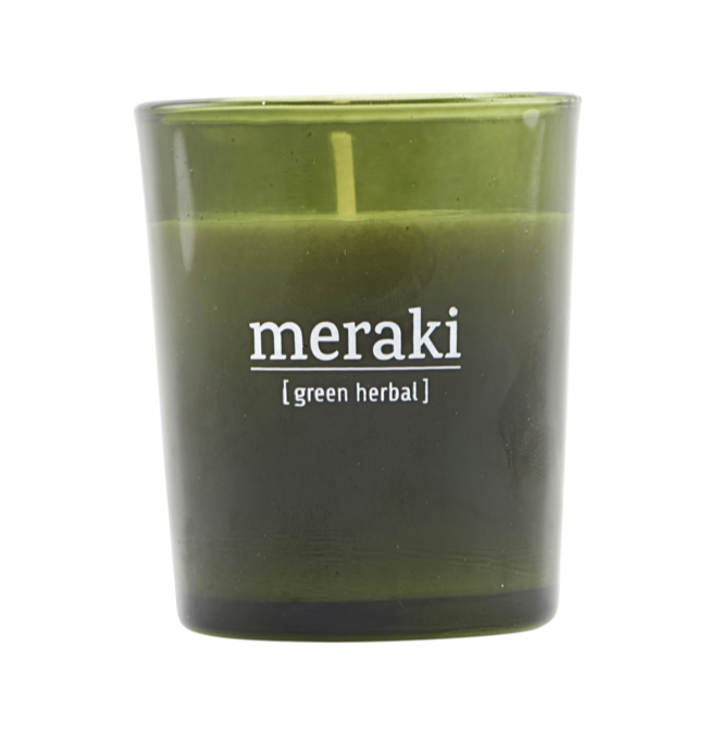 Meraki Duftlys Green Herbal - Skab stemning i dit hjem