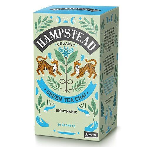 Hampstead Grøn Te Chai Økologisk - 20 Breve