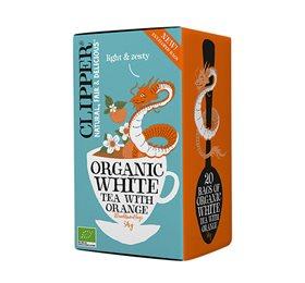 Clipper Hvid Te med Appelsin - 20 tebreve økologisk