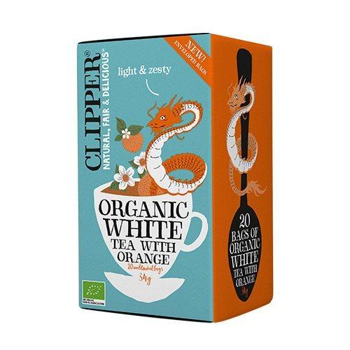 Clipper Hvid Te med Appelsin - 20 Breve