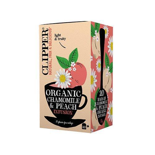 Clipper Kamille Fersken Te - Økologisk 20 Breve