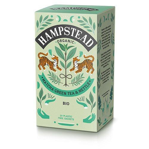 Hampstead Økologisk Matcha Grøn Te med Brændenælde - 20 Breve