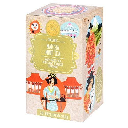 Økologisk Matcha Mint Te fra Ministry Of Tea - 20 br.