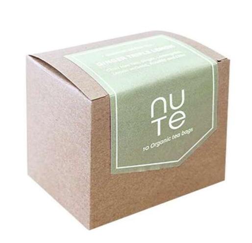Nute Ginger Triple Lemon Te - 10 breve til din velvære
