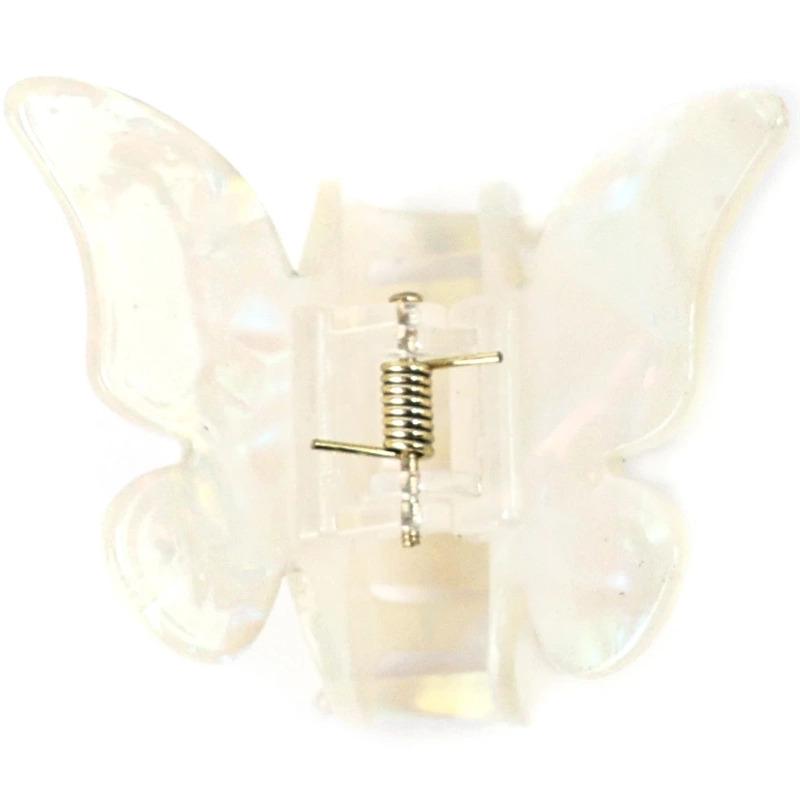 Nicma Styling Butterfly Hårklemme - Perlemorshvid