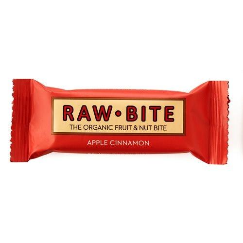 Rawbite Økologisk Æble Kanel Frugt- og Nøddebar 50 G