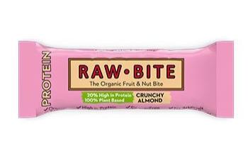 Rawbite Protein Crunchy Almond Økologisk Bar 45g
