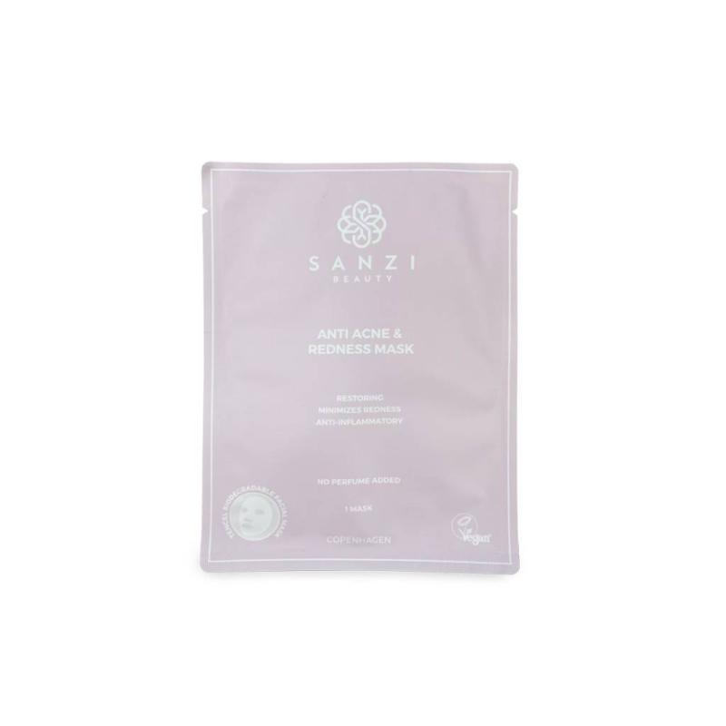 Sanzi Beauty Anti Acne Rødme Maske - Beroligende Pleje