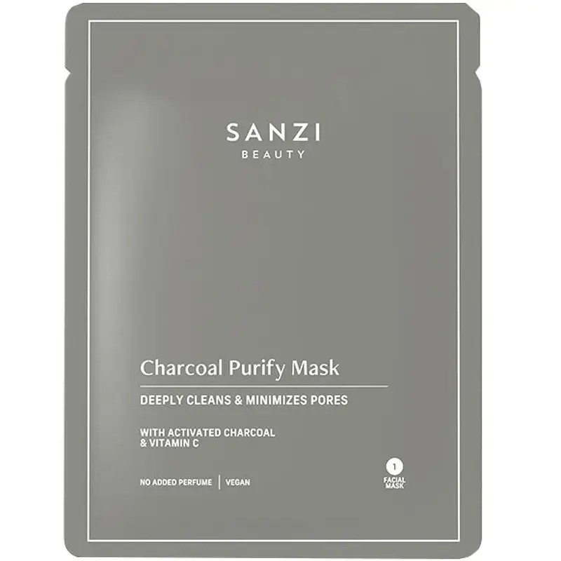 Sanzi Beauty Aktiv Kul Ansigtsmaske - Dybderensende 1 Stk.