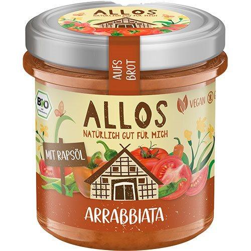 Økologisk Arrabbita Smørepålæg fra Allos - 140 Gram