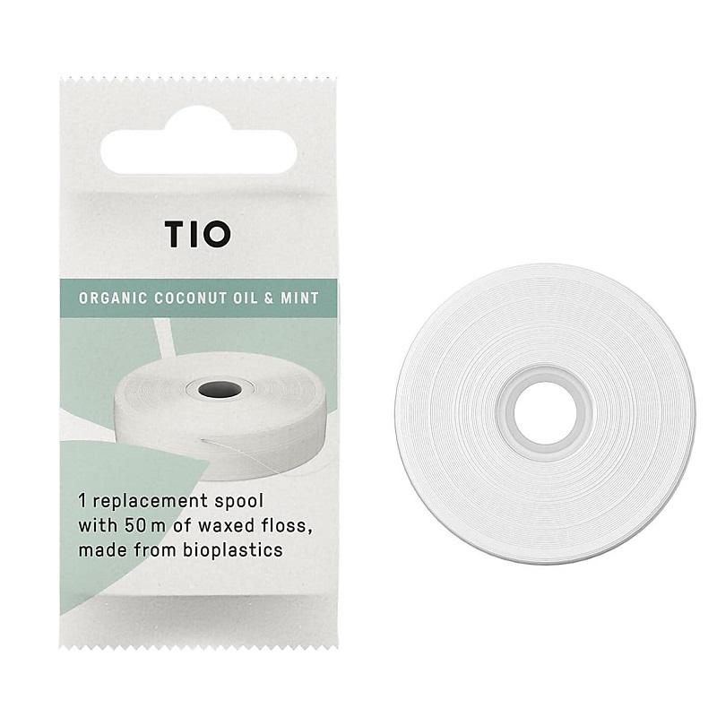 Tio 50m Plantebaseret Tandtråd Refill til Dispenser
