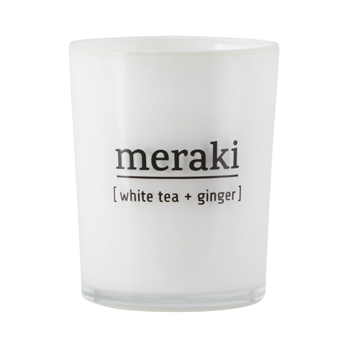 Meraki Duftlys med Hvid Te og Ingefær - Forfriskende Aroma