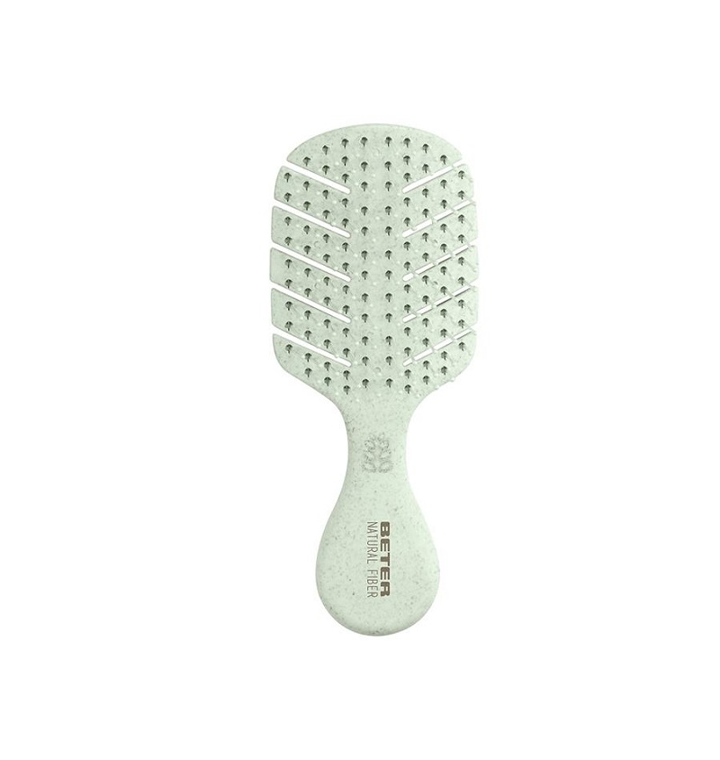 Beter Natural Fiber   Detangling Hårbørste Mini   Mintgrøn