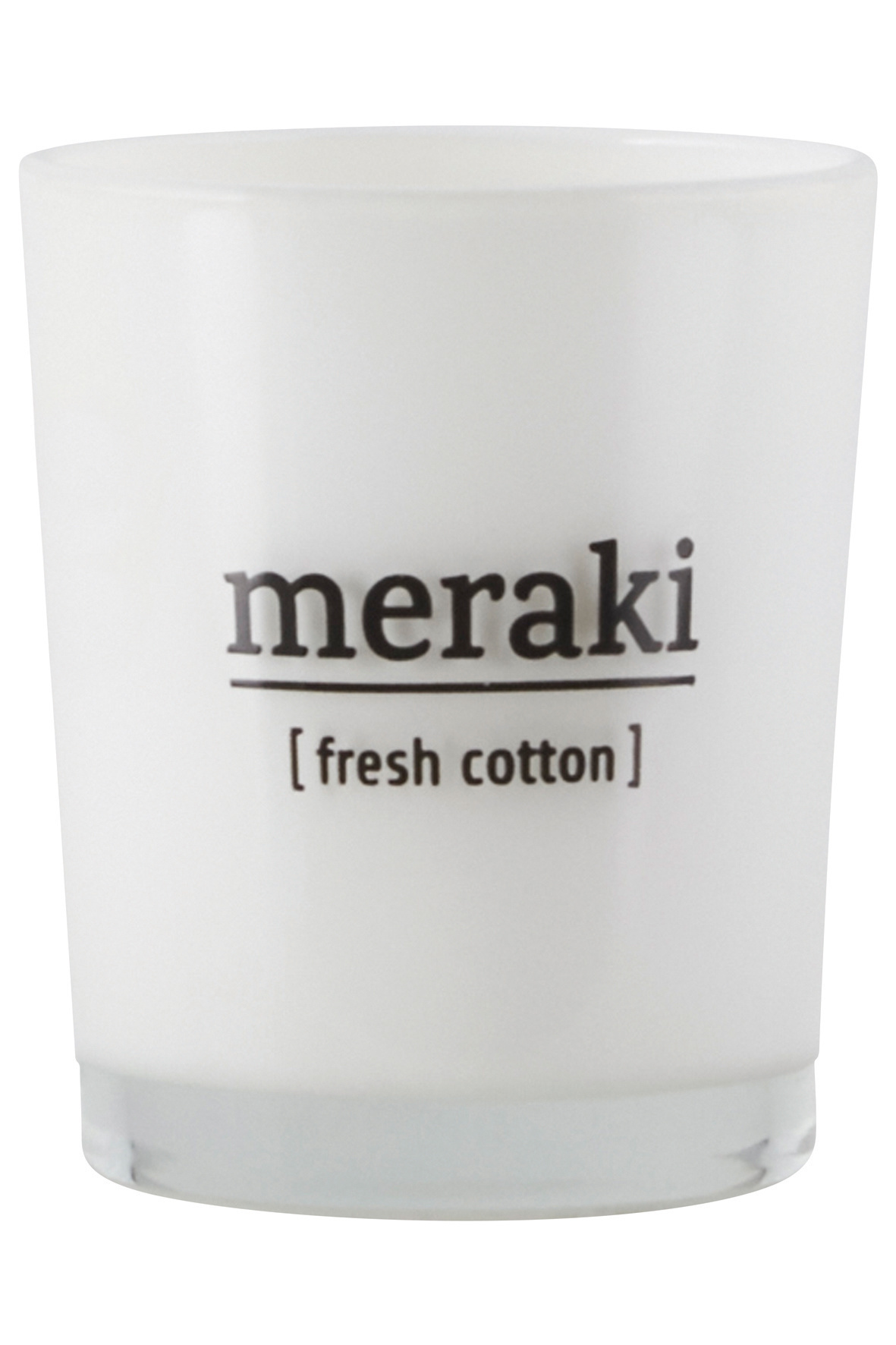 Meraki Duftlys  Fresh Cotton  Dia : 5 5 Cm  H : 6 7 Cm