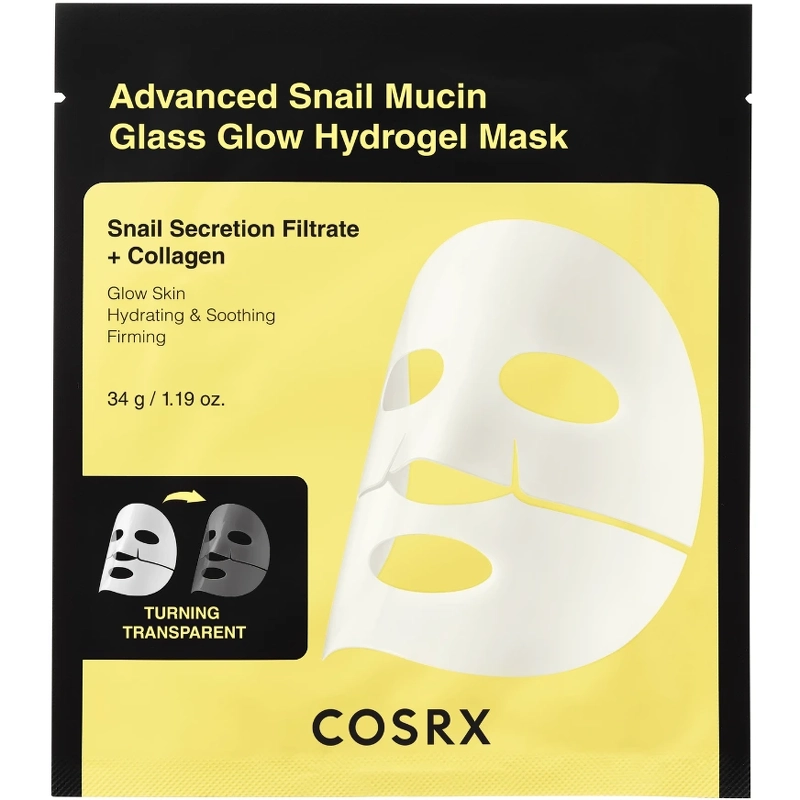 Cosrx Advanced Snail Mucin Glass Glow Hydrogel Mask 1 Piece