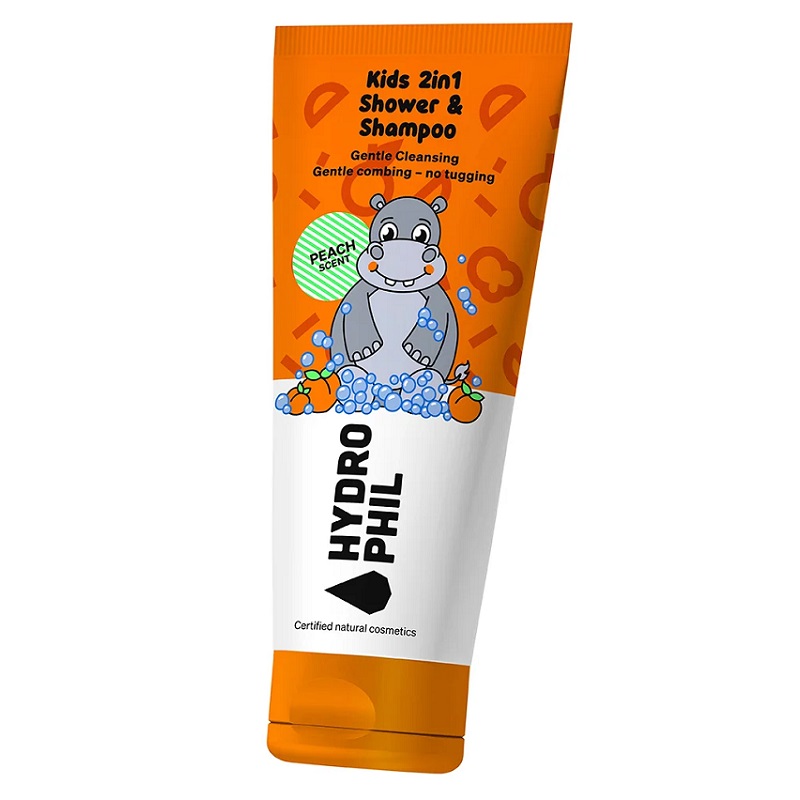 Hydrophil   Kids 2in1 Shower   Shampoo   Hippo