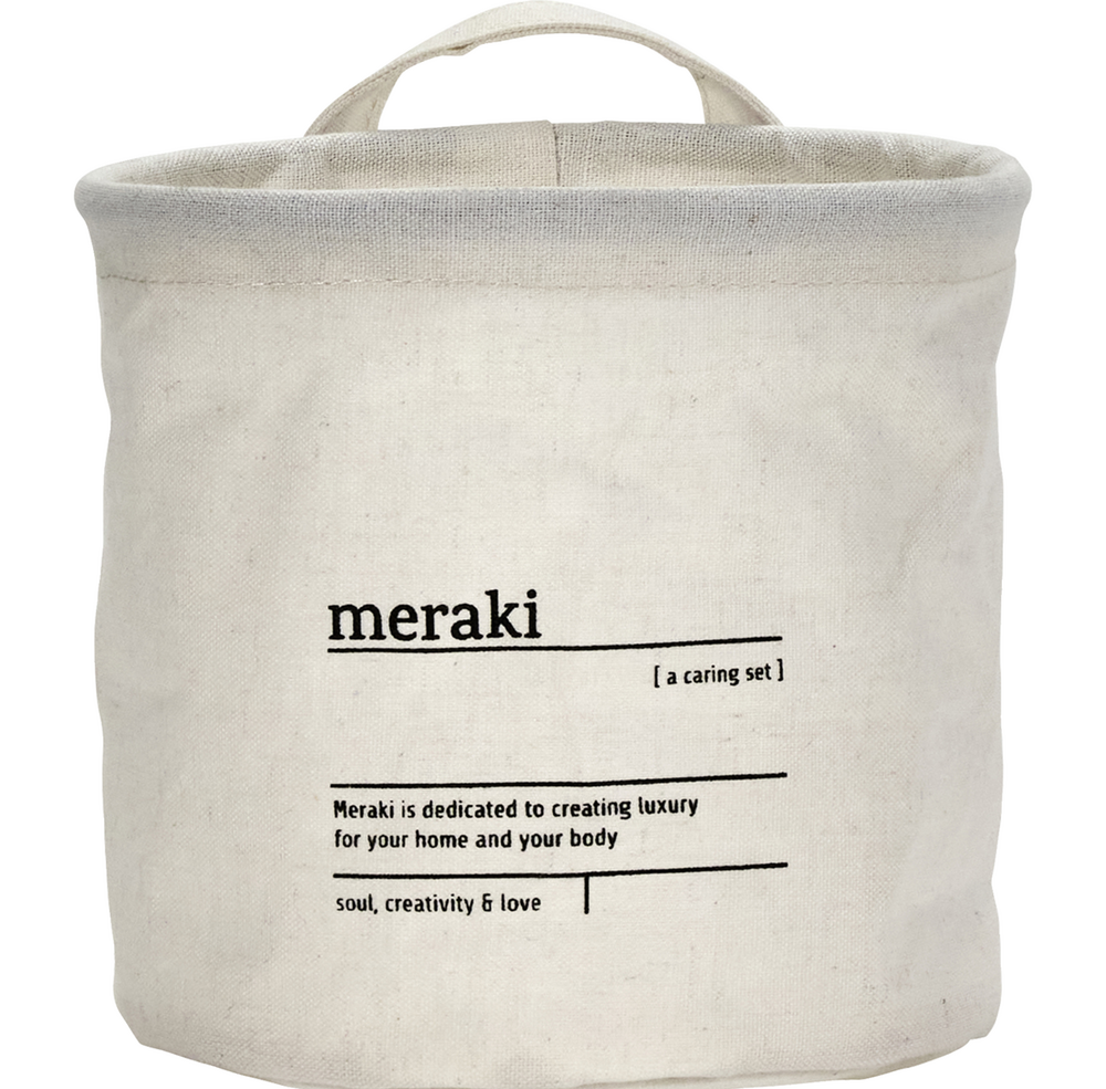 Meraki Opbevaringskurv  Mkcaring  Hvid