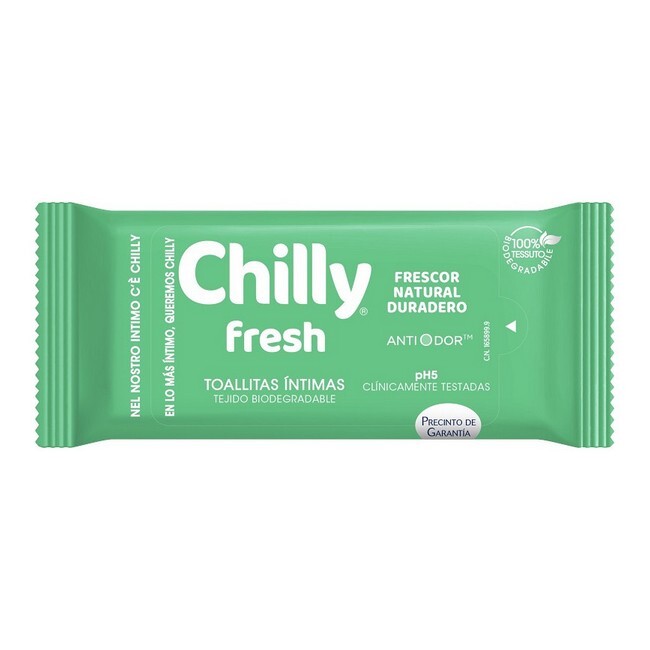 Chilly   Fresh Intimate Hygiene Wipes   12 Stk