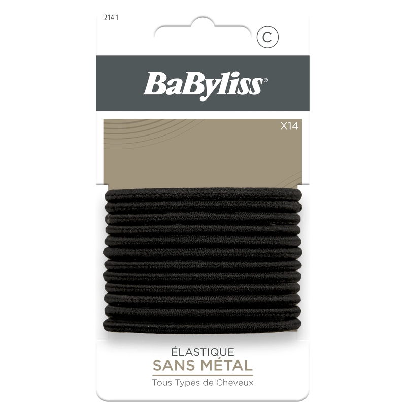 Babyliss Accessories Black Hairtie 14 Pieces