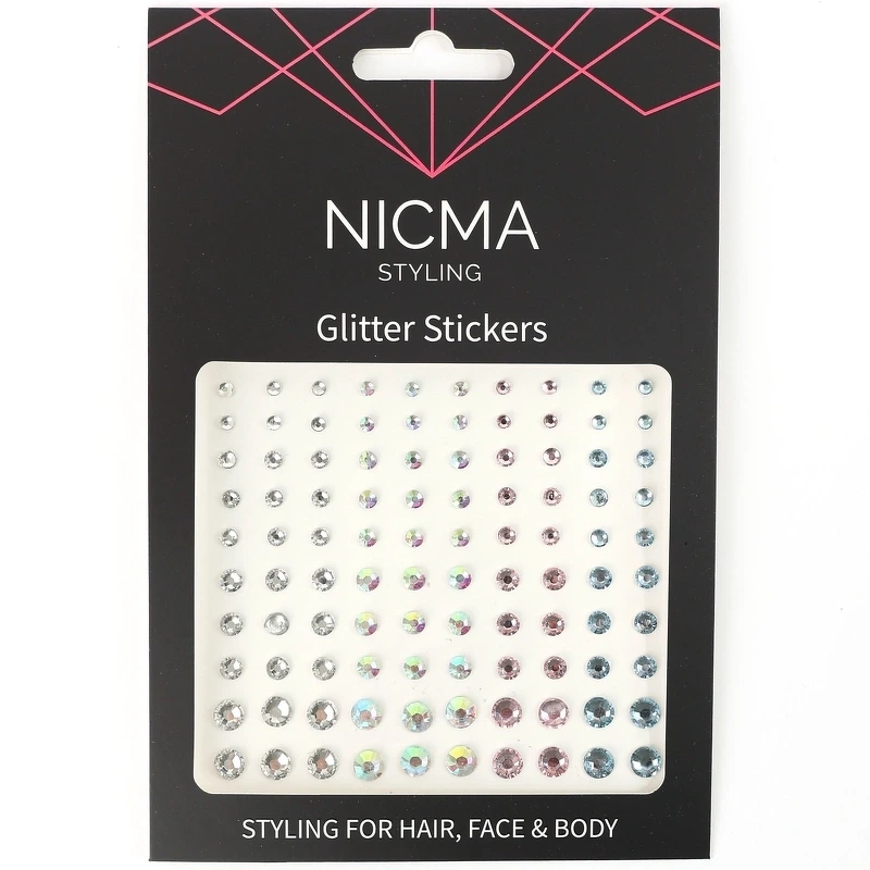 Nicma Styling Glitter Stickers   Multi