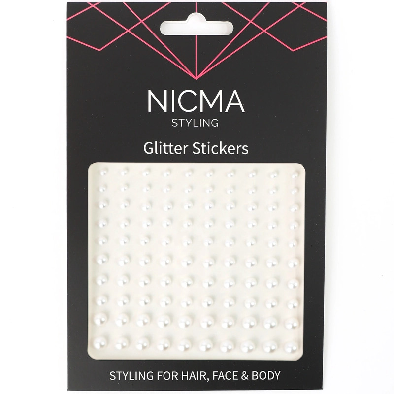 Nicma Styling Glitter Stickers   Pearls