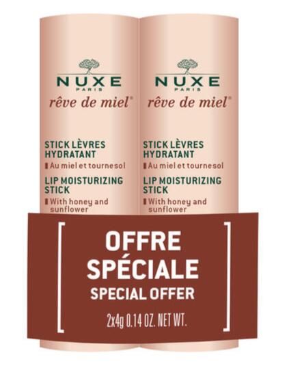 Nuxe Reve De Miel Lip Moisturizing Stick Duopack  2x4 Gr